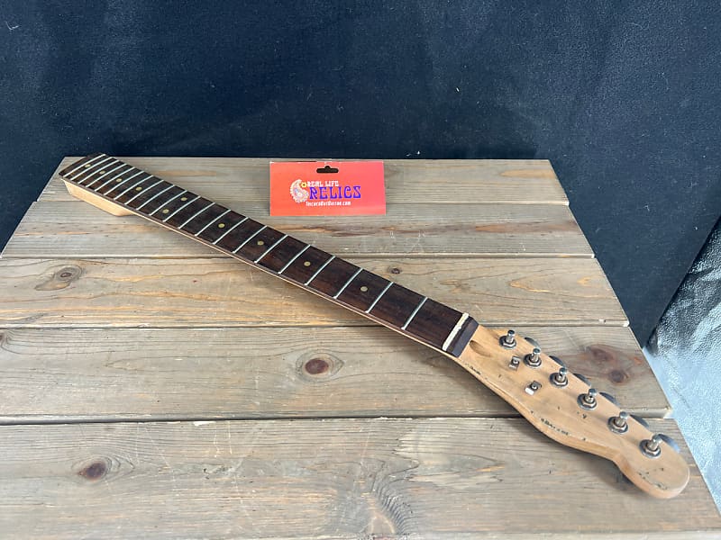 Real Life Relics Loaded Tele® Style Neck Aged Maple RLR-TLMR | Reverb