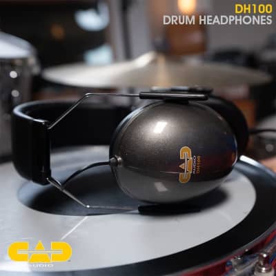 CAD Audio DH100 Drummer Isolation Headphones, Black image 5