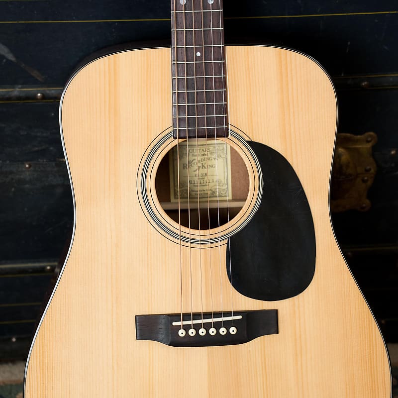 Recording King RD-318 Deluxe Dreadnought Natural | Reverb