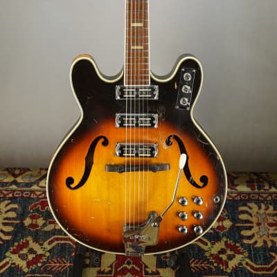 Hopf Galaxie 1960s - Sunburst Semi-Hollow Body Guitar for sale