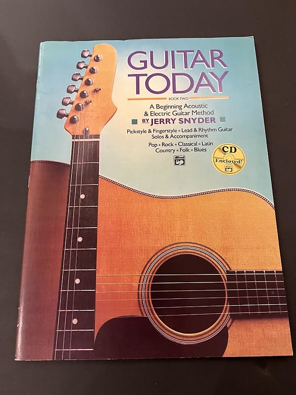 Guitar Today Book 2 A Beginning Acoustic & Electric Guitar Method Sheet Music Book W CD image 1