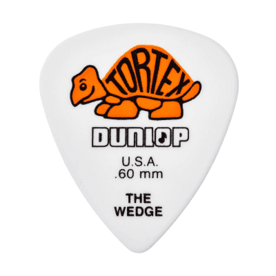 Dunlop 424R60 Tortex Wedge .60mm Guitar Picks (72-Pack)