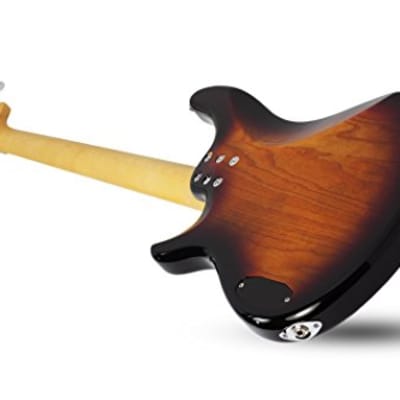 Schecter 2491 4-String Bass Guitar, 3 Tone Sunburst, CV-4 image 18