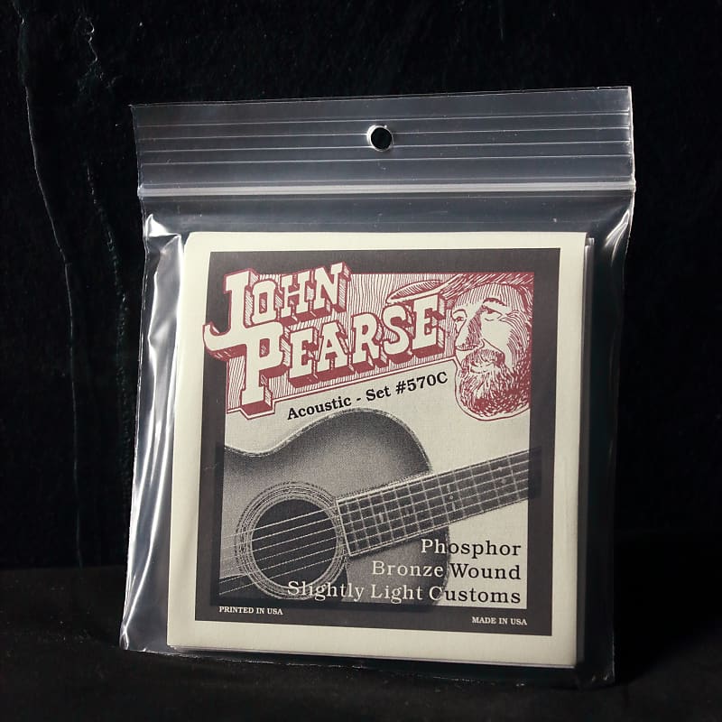 John Pearse Acoustic Guitar Strings 570C Reverb