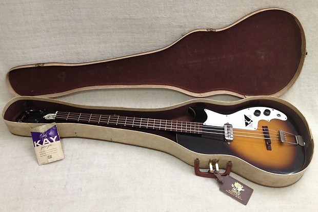 Vintage kay bass guitar shop
