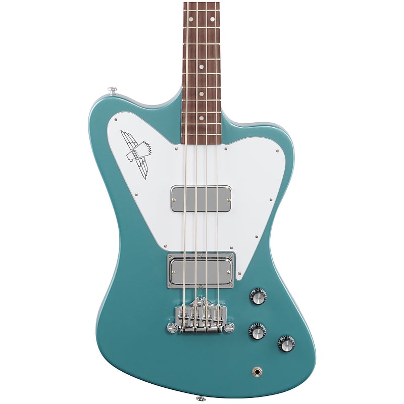 Gibson Non-Reverse Thunderbird Electric Bass (with Case), Pelham Blue image 1