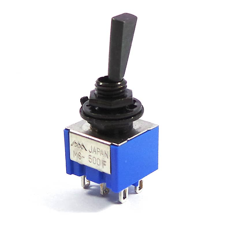 Hosco On Off On Mini Switch - Black - ON-OFF-ONB | Reverb