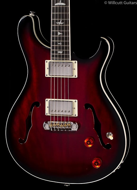 PRS SE Hollowbody Standard Fire Red-C03033 - 6.06 lbs image 1