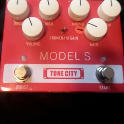 Tone City TC-T34 Model S Distortion 2016 Red image 1