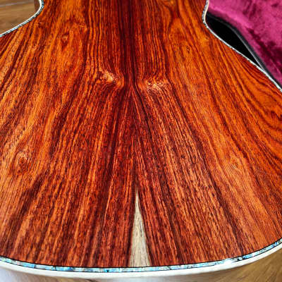Hsienmo OM custom Full Solid Germany Spruce + Madagascar Rosewood image 14