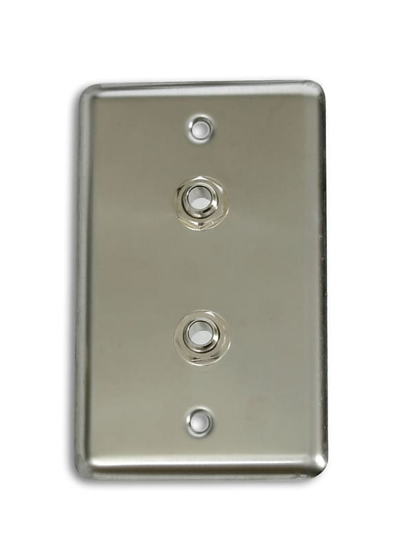 OSP D-2-1/4S Single Gang Duplex Wall Plate with 2 1/4" TRS image 1