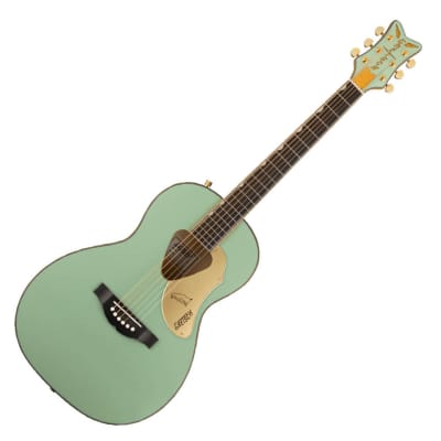 Gretsch G5021E Ltd Ed Rancher Penguin Parlor Acoustic Guitar, RW FB, Mint Metallic for sale