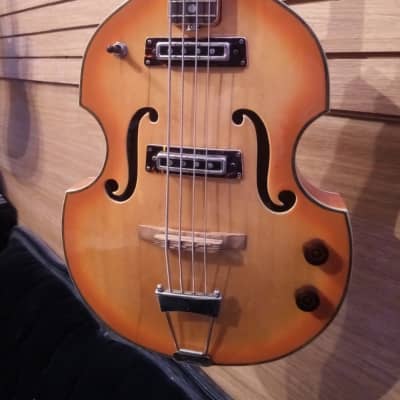 Vintage 1960's Norma Violin Bass japan image 4