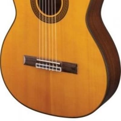 Takamine Lefty GC5CELH-NAT Acoustic Electric Classical Cutaway Guitar, Bundle image 4
