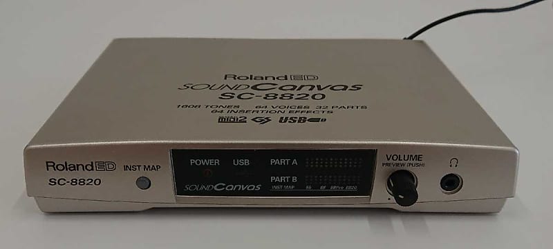 Roland SC-8820 Sound Canvas Module A177 Used Very Good | Reverb UK