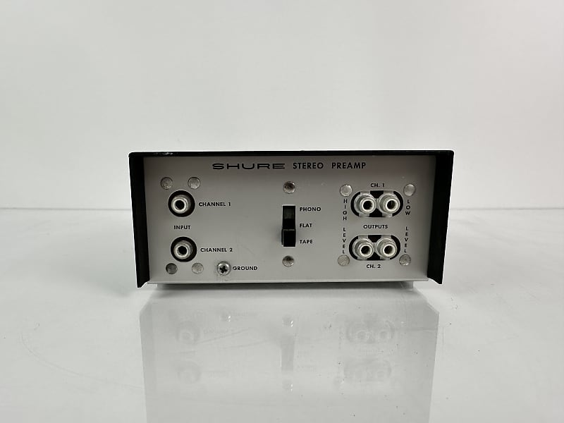 Shure M64 Audio Preamp Equalizer – Vintage Analog EQ Unit  			