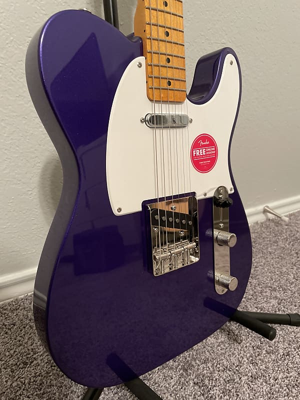 Squier shop purple telecaster