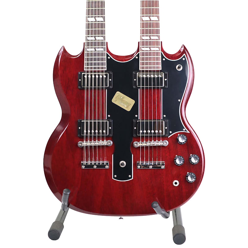 Gibson EDS-1275 Doubleneck SG Electric Guitar, Cherry Red w Hard Case image 1