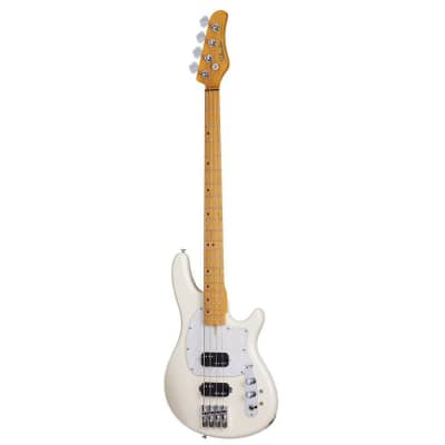 Schecter CV-4 4-String Bass Guitar (Ivory, Maple Fretboard)(New) for sale