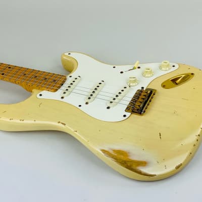 Fender Custom Shop Cunetto Relic Stratocaster, '57 RI Mary Kaye, Lowest Serial Number Available! 1995 - Blonde image 15