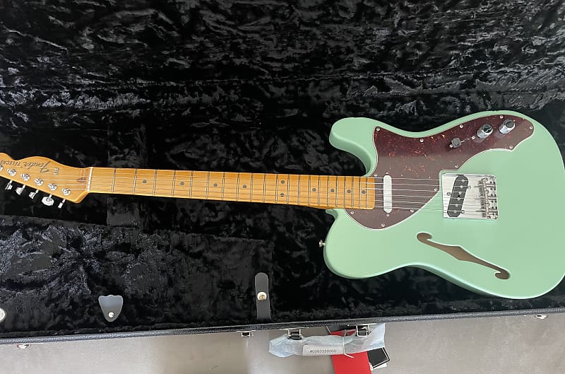 Fender American Original '60s Telecaster Thinline 2020 - Present Surf Green image 1