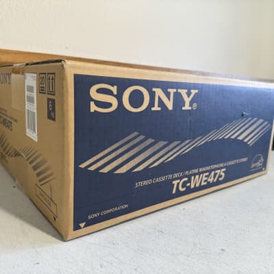 Sony TC-WE475 Dual Cassette Deck Vintage Tape Recorder HiFi Stereo Dolby SEALED image 2