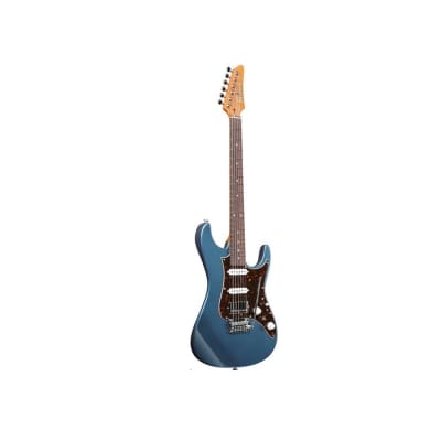 Ibanez AZ Prestige 6-String Electric Guitar (Right Hand, Prussian Blue Metallic) image 1