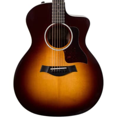 Taylor 214CE Sunburst Deluxe Grand Auditorium Acoustic Electric Guitar image 1