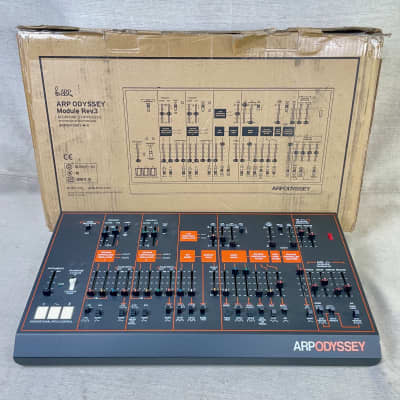 Korg Arp Odyssey Module Rev 3 Black Duophonic Synthesizer