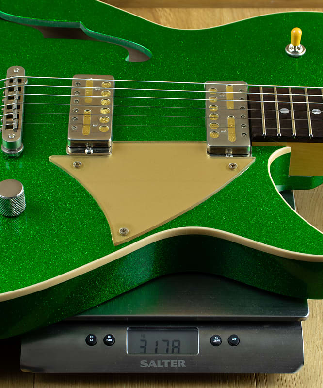 Fano Alt De Facto RB6 Thinline Candy Green Sparkle Light