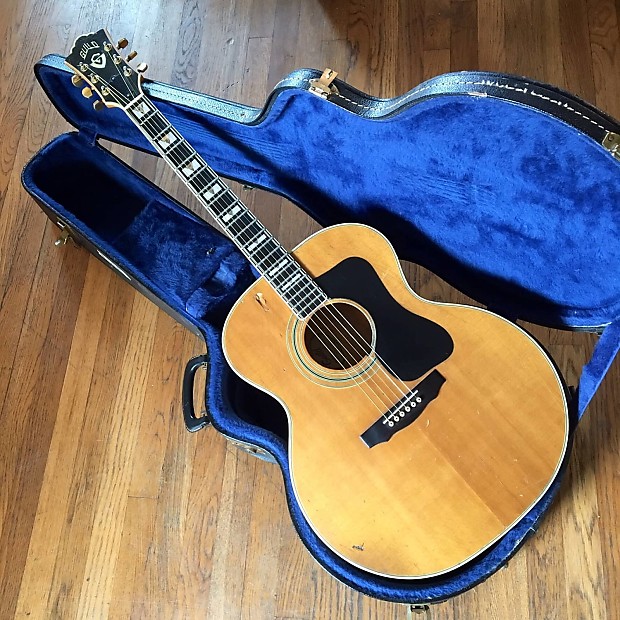 Vintage Guild F 50 bld 1975 Blond Natural Maple original jumbo