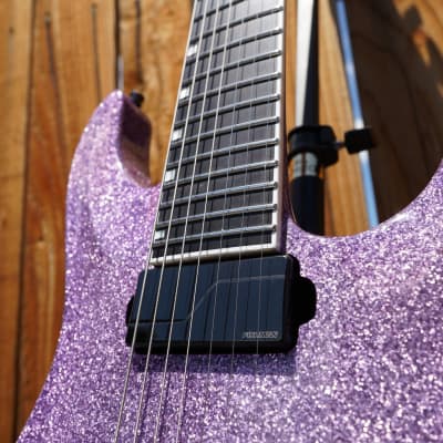 ESP E-II HORIZON NT-7B Hipshot Purple 7-String Electric Guitar w/ Case image 8
