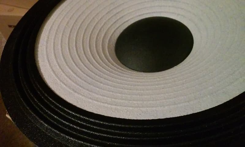 JBL White Cone D123 JBL 2213H L100 Textured Aquaplax Replacement cone 21005PX HPM 100? Re-Cone repair  			