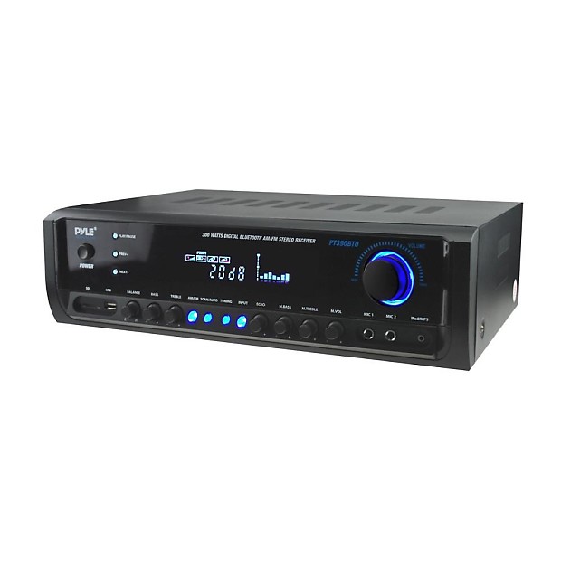 New  Pyle PT390BTU Bluetooth Digital Home Theater Stereo Receiver, Aux Input, MP3/USB/SD Readers, AM/FM Radio, 300 Watt image 1