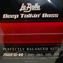 La Bella Deep Talkin' Bass Flat Wound 4 String Sets - 760FS-M Medium Scale .045-.105