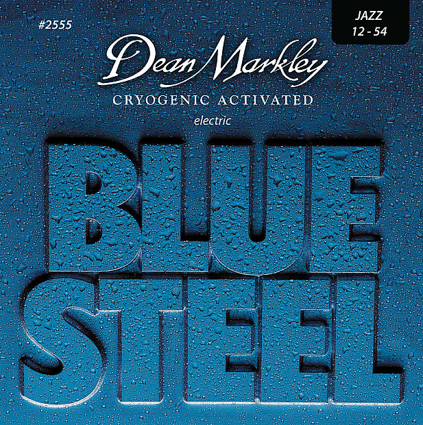 Dean Markley 2555 Blue Steel Jazz Electric Guitar Strings - (12-54) image 1