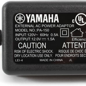 Yamaha PA-150 12V 1500mA Power Supply image 2