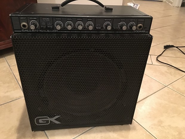 Gallien-Krueger 200MB Series I Bass Combo 1986 Black | Reverb