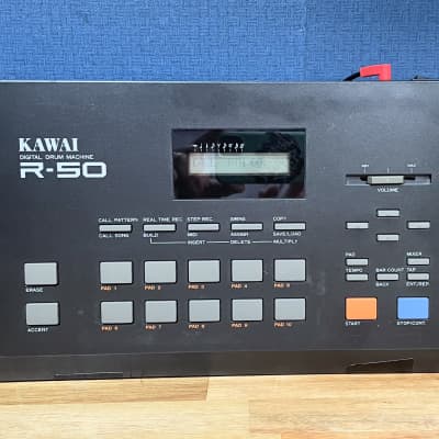 Kawai R-50 Synthpop / Industrial / EBM 80s Drum Machine New Internal Battery