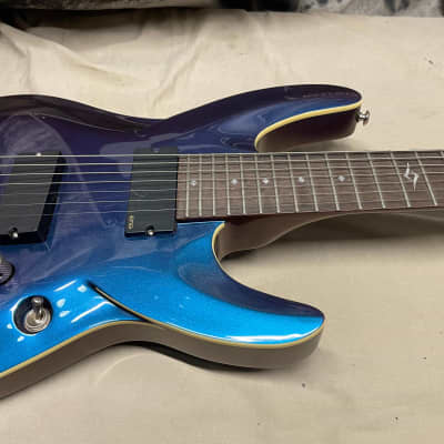 Diamond ST Series Barchetta ST 7 7-string Guitar - Galaxy Purple image 5