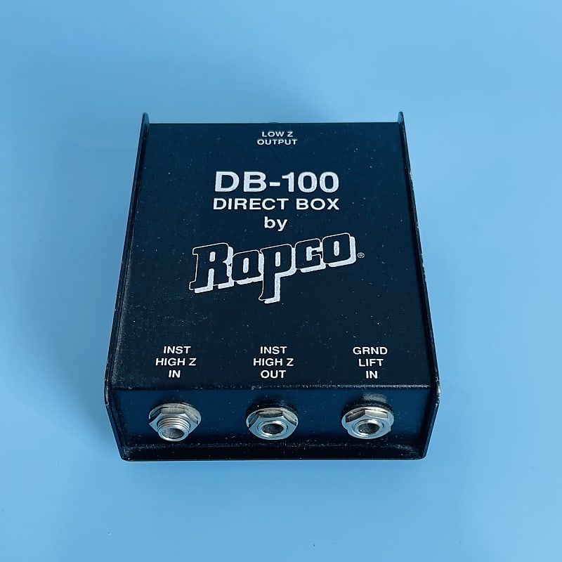 Rapco DB100 Pro Audio DI Direct Box Reverb