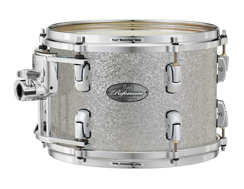 Pearl Music City Custom 12"x8" Reference Series Tom CLASSIC SILVER SPARKLE RF1208T/C449 image 1