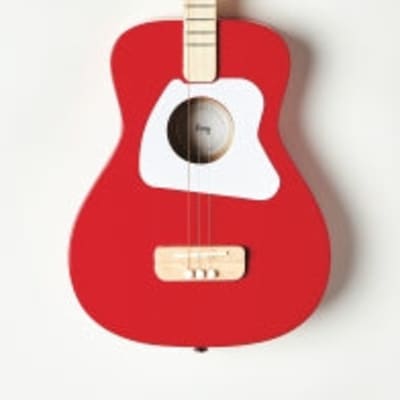 Loog Pro 3 String Starter Acoustic Guitar Set Red 358082 850003048130 for sale
