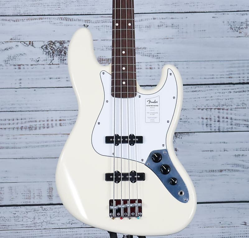 *DEMO* Fender Standard Series Jazz Bass | Olympic White image 1