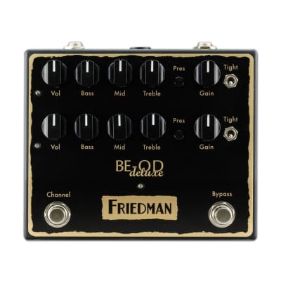 Friedman BE-OD Deluxe Dual Overdrive Pedal | Brand New | $30 worldwide shipping! for sale