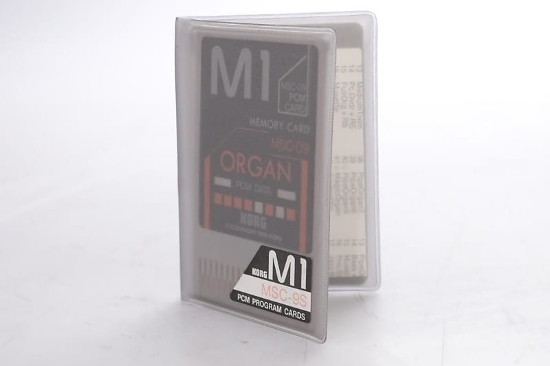 Korg MSC-9S / MSC-09 Organ PCM Data Cards for Korg M1 #44172