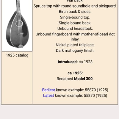 Herman Carlson Levin  mandolin from 1927. image 3