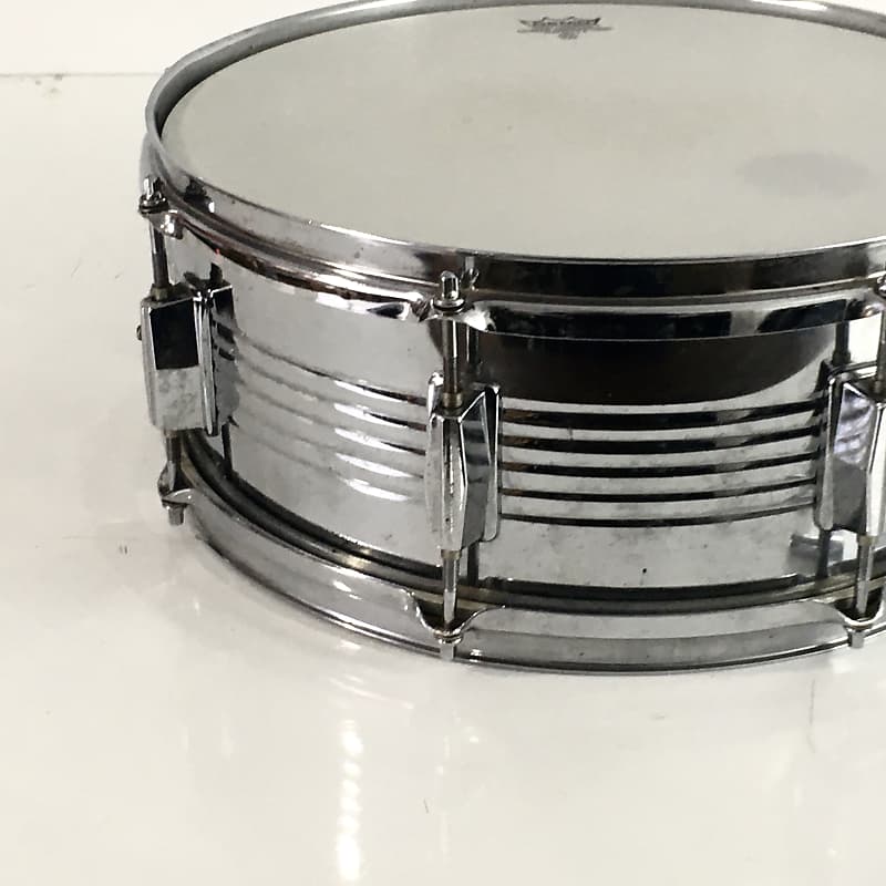 Vintage Groove Percussion Metal Steel Power Snare Drum 6”x14” Rare Acoustic  Drum