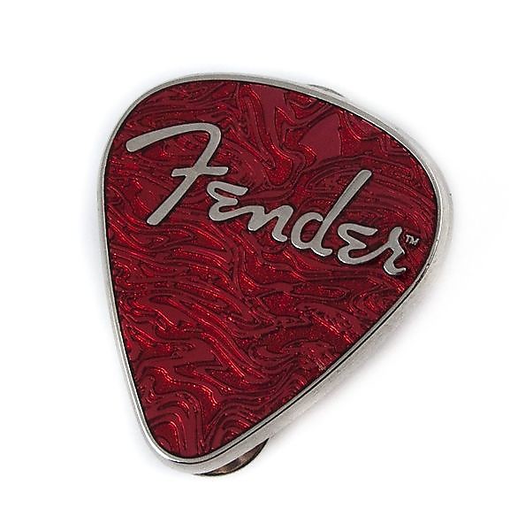 Fender Guitar Pick Pin, Red 2016 image 1
