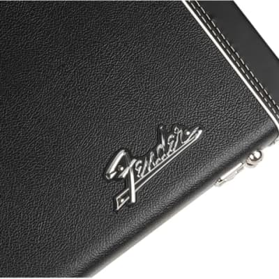 FENDER - G&G Deluxe Strat/Tele Hardshell Case  Black with Orange Plush Interior  Fender Amp Logo - 0996102406 image 3